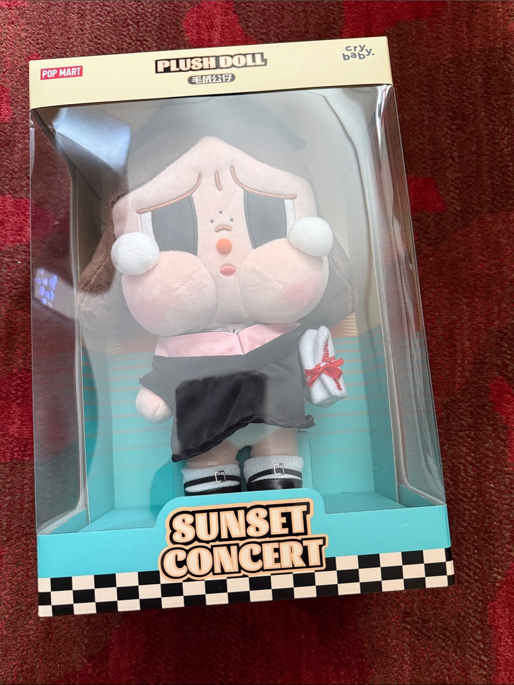 Converse Sunset Concert Plush Doll in Pink, Black, White